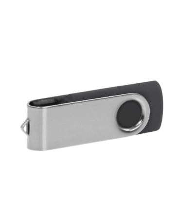 Pendrive Twister 32GB srebrno-czarny z nadrukiem