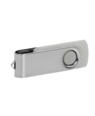 Pendrive Twister 2GB srebrno-szary z nadrukiem