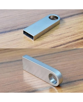 Srebrny mini pendrive 4GB – metalowy, elegancki