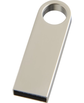 Pendrive metalowy Slim 32GB srebrny z opcją logo