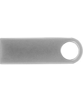 Pendrive metalowy Slim 32GB srebrny z opcją logo