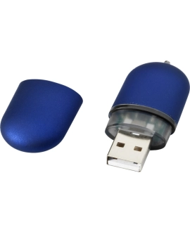 Niebieski pendrive 128GB z logo – praktyczny gadżet