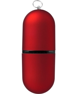 Czerwony pendrive 128GB z logo – gadżet reklamowy