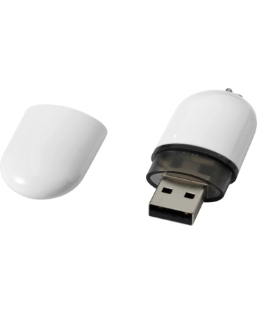 Biały pendrive reklamowy 8GB z nadrukiem