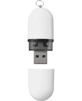 Biały pendrive reklamowy 8GB z nadrukiem