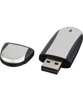 Czarno-srebrny pendrive 4GB z możliwością nadruku