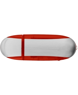 Pendrive reklamowy 16GB czerwono-srebrny z logo