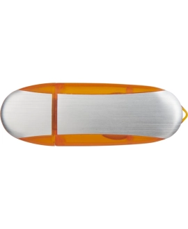 Pomarańczowy pendrive reklamowy 2GB z logo