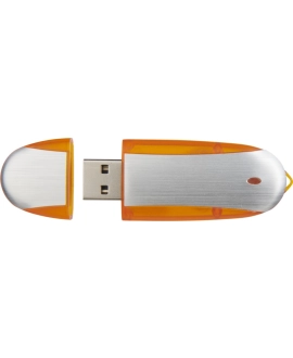 Pomarańczowy pendrive reklamowy 2GB z logo