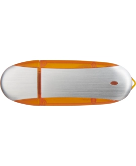 Pomarańczowy pendrive reklamowy 2GB z logo
