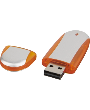 Pendrive reklamowy 8GB pomarańczowy z logo firmy