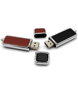 Pendrive skórzany 128GB – elegancki nośnik USB