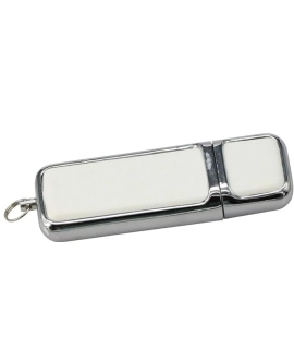 Pendrive ze skóry biały 64GB USB 3.0 z logo